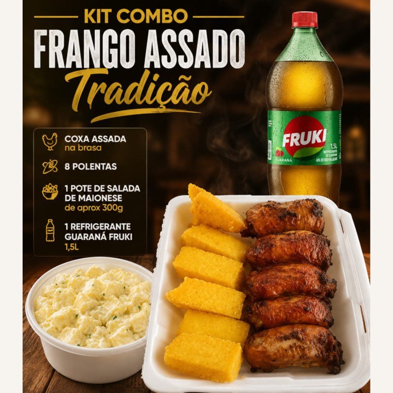 Kit combo frango assado tradição