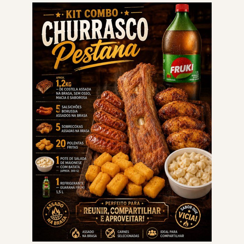 Kit Combo Churrasco Pestana
